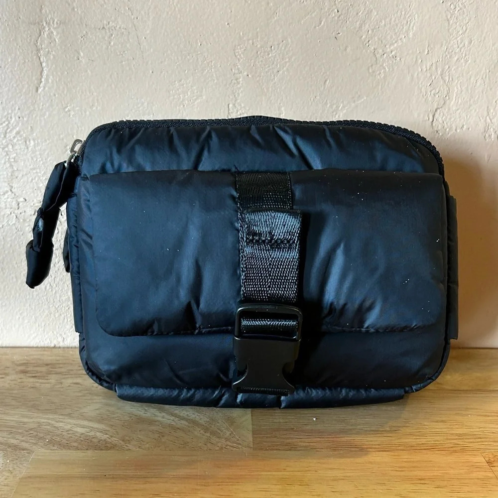 Happily Grey Black Belt Bag. Brand New Without Tags.
